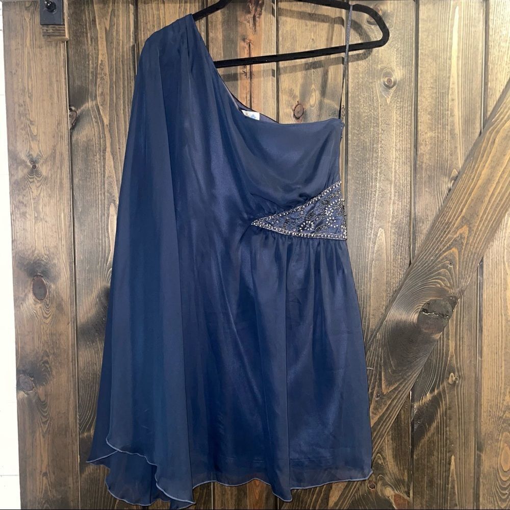 NWOT Free People One Shoulder Beaded Dress